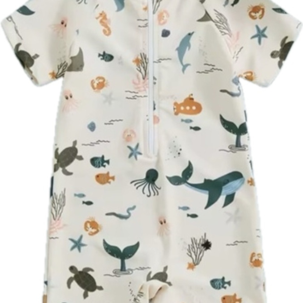New Kids Swim wear Set with Hat 0-3 months